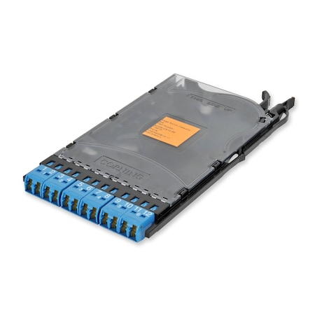 Corning EDGE Field-Term Cassette 12 F, LC Duplex, Single-mode UPC, No Pigtail EDGE-CS12-AE
