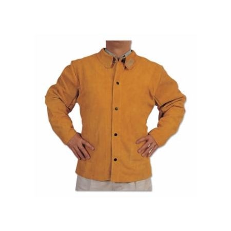 Best Welds Split Cowhide Leather Welding Jacket, 4X-Large, Golden Brown 902-Q-1-4XL