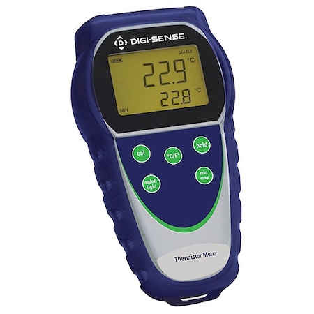 Digi-Sense Thermometer, LCD, 4 in, Thermistor 9142805