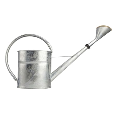 Kings County Tools 2 Gallon Plant Watering Can w/ Removable Spout Galvanized Steel Metal Watering Can Vintage Decor GW72A03-02