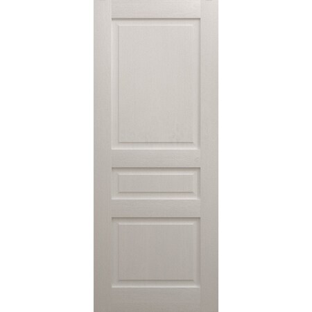 Sartodoors Slab Door Panel 32 x 80 inches, Ego 5012 Painted White Oak, Wood Veneer Doors, Pocket Closet Slid EGO5012S-PWO-32