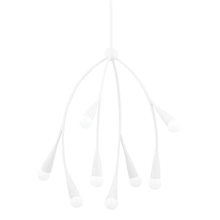 Mitzi Eny Lee Parker X Elsa 8 Light Chandelier 17.5 In. Textured White H689708-TWH