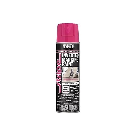 Seymour Midwest Stripe 9-Series Inverted Ground Marking Paint, Fluorescent Hot Pink net 17oz. 20979-1