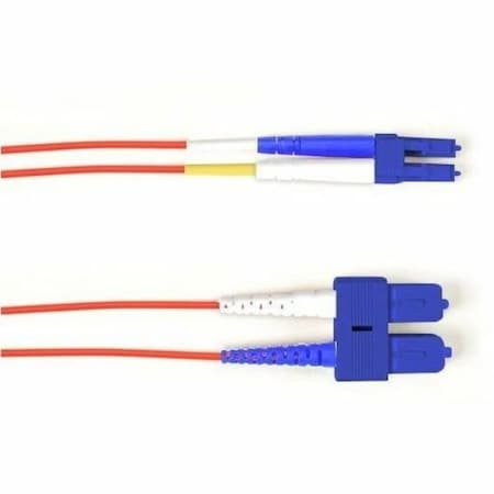 Black Box 1-M, Sc-Lc, Single-Mode, Pvc, Red Fiber FOCMRSM-001M-SCLC-RD