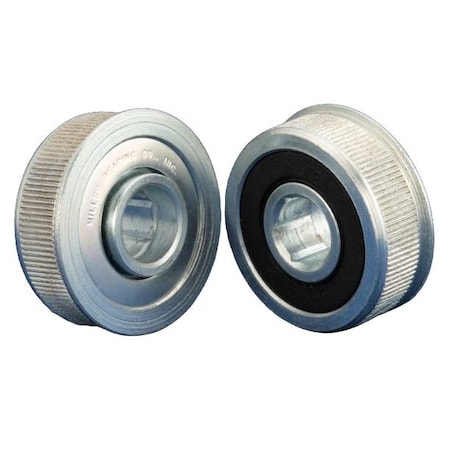 Miller Bearing Conveyor Bearing, Flanged Unground Non-Precision, Carbon Steel, 0.3125 in Bore Dia., Round Bore FR-2265-11HVDS-O