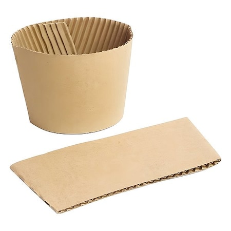 Vegware Cup Sleeve, 8 oz, Brown, PK1000 Q1