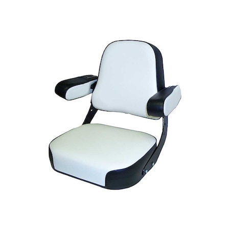 Uni Pro International Harvester 56 Seat Assembly, Black & White Vinyl 7163