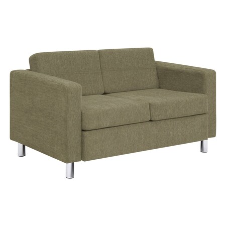 Office Star Products Pacific Love Seat, Sea Green PAC52-S126