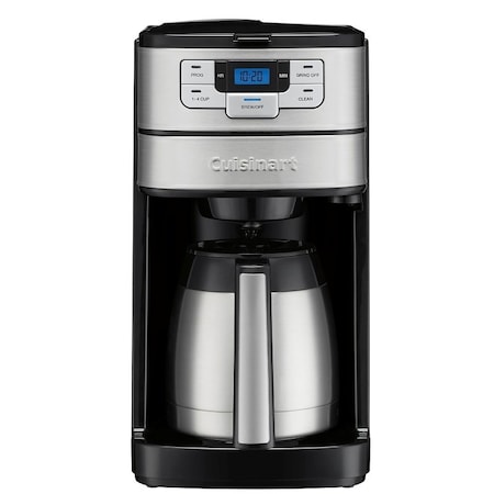 Cuisinart Automatic Grind and Brew Coffee Maker, 10 Cup, Black Stainless DGB-450NAS
