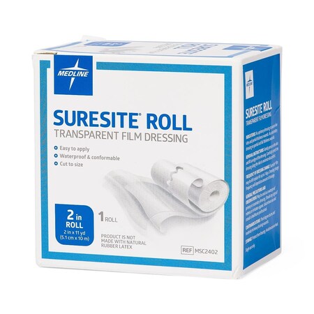 Medline Surefilm Transparent Dressing, 2in x 11 yd. MSC2402H