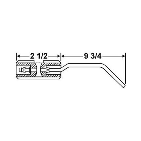 Crown Engineering Honeywell Flame Rod for C7005A C7005B 25220-02