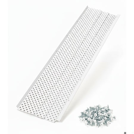 Waterlock Standard 5" Aluminum Gutter Guard, High Gloss White, 76ft WS-5KS-076-WHT