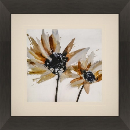 Homeroots Sepia Bloom I Brown Framed Print Wall Art 525165
