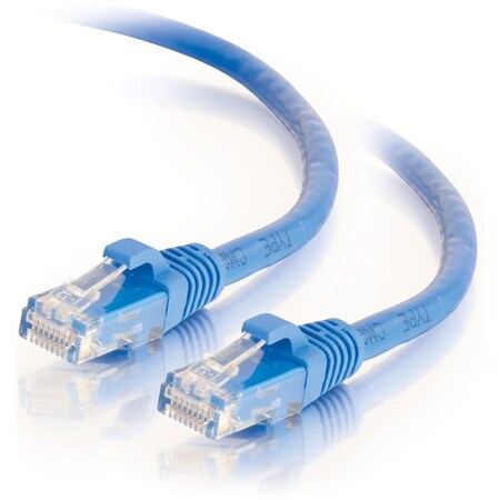 C2G 14FT CAT6 SNAGLESS UNSHIELDED UTP NETWORK PATCH ETHERNET CABLE BLUE - NETW 27144