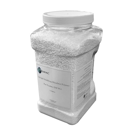 Enpac 1-Gallon Jug Dispenser Absorbent, PetroGuard, White ENP PG1