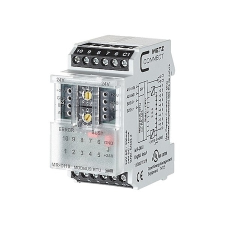 Metz Connect Modbus Module, 24V AC/DC, 10 Inputs 1108311319