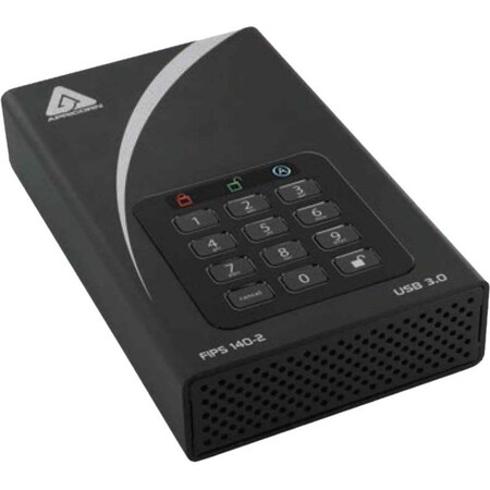 Apricorn FIPS VALIDATED, 2TB USB3.0 256B ENCRYPTN ADT-3PL256F-2000