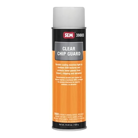 Sem Chip Guard, 20 oz Aerosol Can, Clear, Fine-Medium Texture 39803