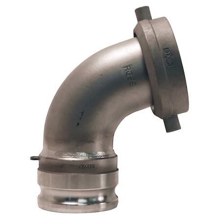 Dixon Tank Car 5", Cam/Groove Adapter, 3", Elbow RTCA30