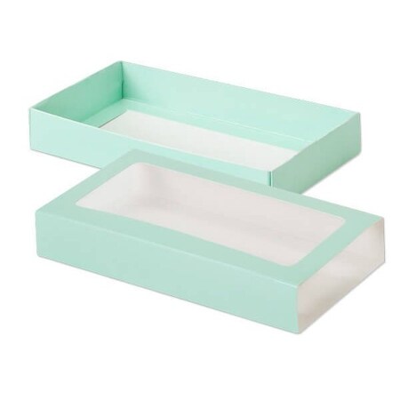 Nashville Wraps Aqua Slide Open Candy Box Set, 8x4.25x1.25, 20PK SBS2AQ