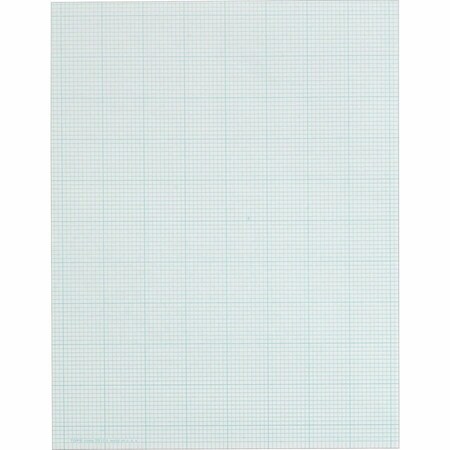 Tops Business Forms TOPS, CROSS SECTION PADS, 10 SQ/IN QUADRILLE RULE, 8.5 X 11, WHITE, 50PK 35101