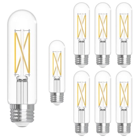 Bulbrite LED Filament 5.1 W Dimmable Clear Filament T9 Medium (E26) LED Bulb - 500 Lumens, 2700K, 8PK 862769