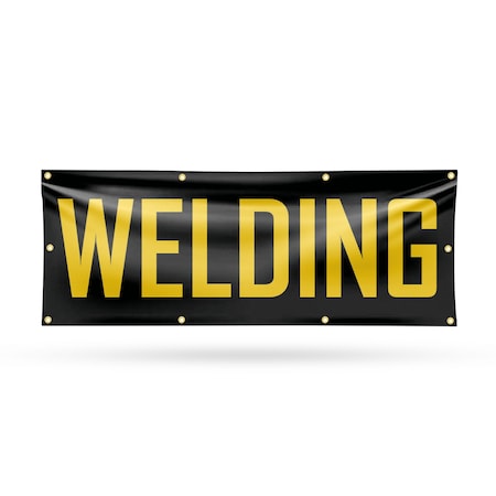 Signmission Welding, 36 Inch x 96 Inch, Vinyl Banner B-96-30938