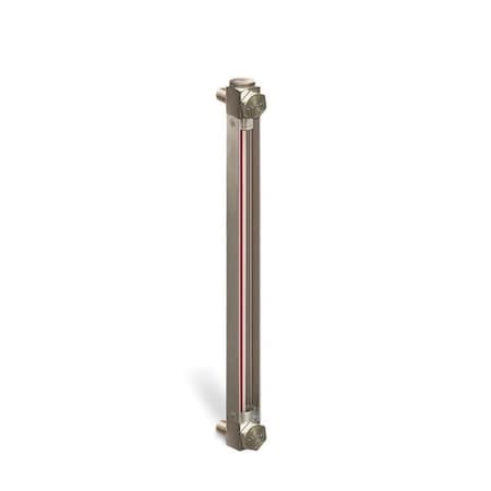 Oil-Rite Standard Steel Liquid Gauge with Straight Threads and Buna-N Seals - 10in., 1/2in.-20 B1559-11000BA1W