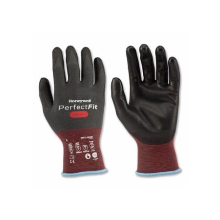 Perfect Fit Cut Resistant Gloves, Polyurethane Coating, 18 Gauge, A1/A Cut level, 9-L, 10PK 068-NPF21-0118N-9