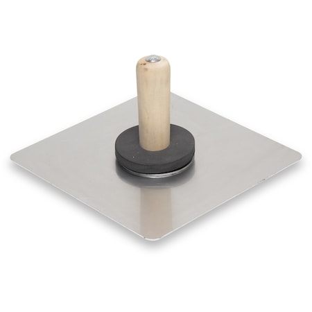 Marshalltown Aluminum Hawk, 10 x 10 in, Wood Handle, Drywall Hawk, Masonry Hawk 3W