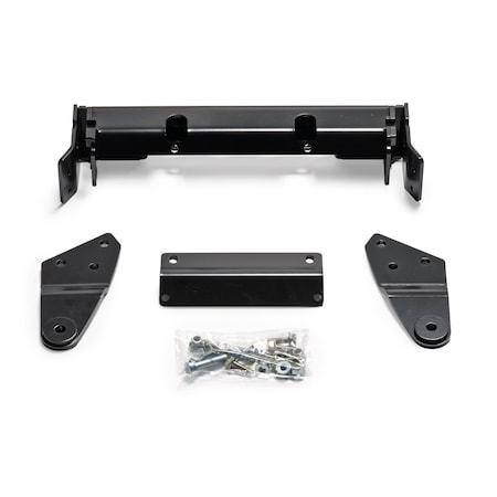 Warn Winch Mount For ProVantage II Snow Plow System, Front Kit, Powder Coated, Black 111470