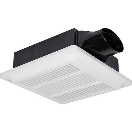 Dayton Bathroom Exhaust Fan, 4 in Duct dia. SP-LP0810W