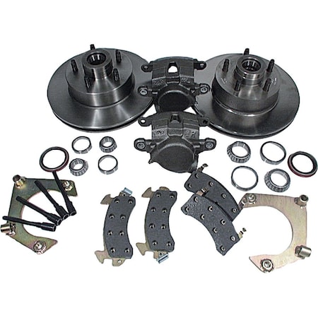 Allstar Performance 5 on 4.75 in. Bold Circle Disc Brake Kit for Ford Mustang II ALL42029