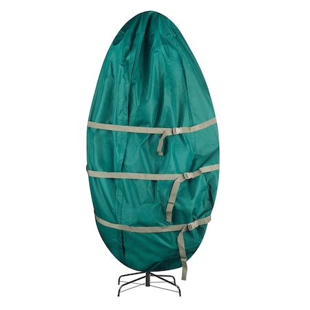 Tiny Tim Totes Upright Christmas Tree Storage Canvas Bag for 7.5ft Artificial Trees, Inflatables, and Decorations 83-DT5582