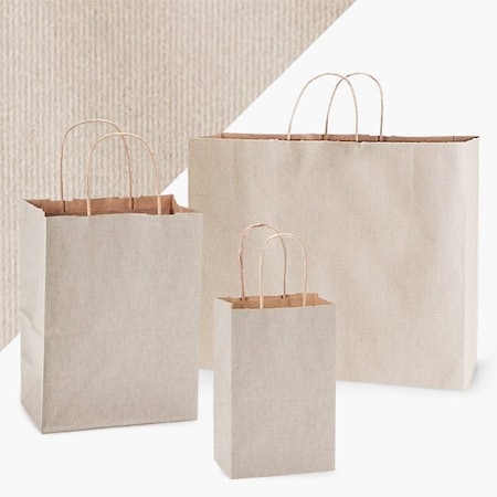 Nashville Wraps Picket Fence Shadow Stripe Kraft Bag Assortment, 125PK 12SSAPF