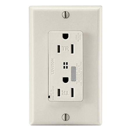 Leviton Plugs&Rcptcls, 15A, 125VAC, Wht, Polycarb T7280-W