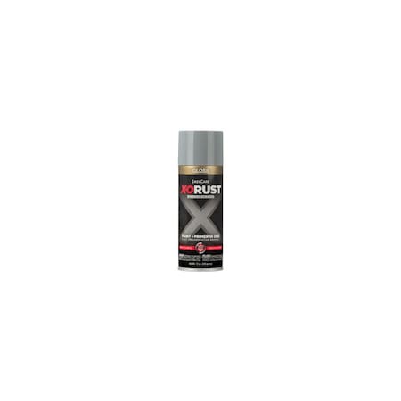 True Value Anti-Rust Enamel Spray Paint & Primer, Machinery Gray Gloss, 12-oz. XOP15-AER