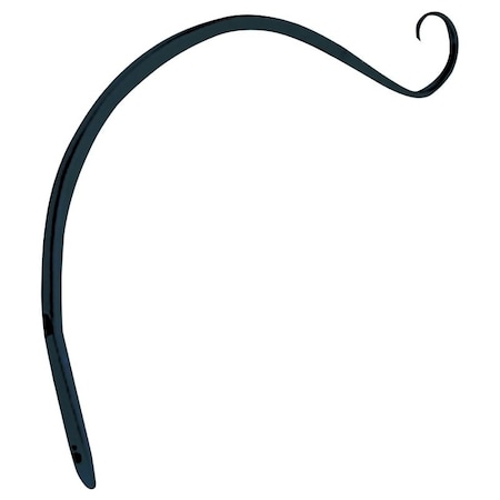 Landscapers Select Hanging Plant Hook, 9 in L, Steel, Black, Powder-Coated, Wall Mount Mounting GF-3023