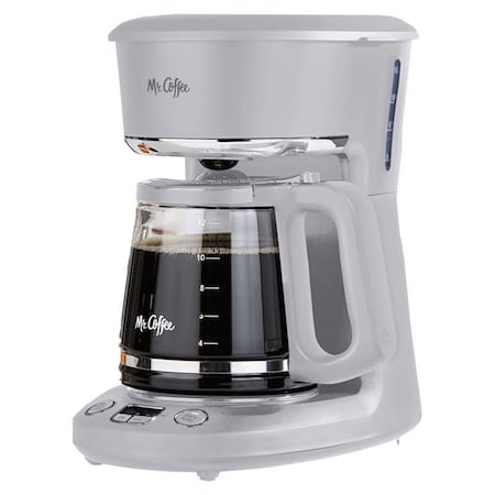 Mr. Coffee 12 cups Gray Coffee Maker 2176661