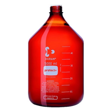 Duran Safety Coated Btl, Boro Glass, 330mm H 218067382