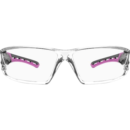 Ironwear Premium Anti Fog Dielectric Safety Glasses, Pink, Clear 3085-P-C/A