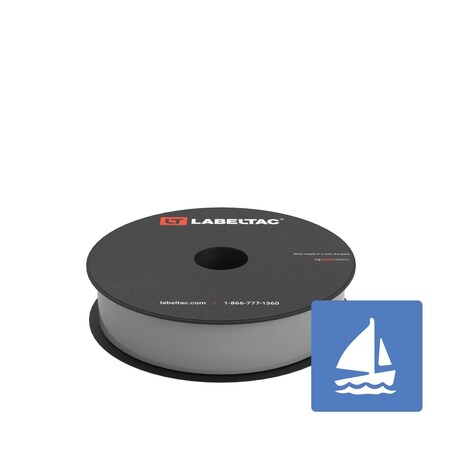 Labeltac Marine Supply 1in x 150ft LT4/Pro X, Gray LT108MN