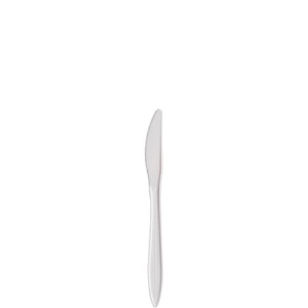 Dart Knife Medium Weight 6.5", White, PP , Stacked K6OW