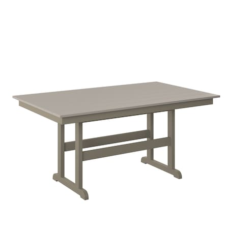 Polybird 38" X 64" TABLE.      SAND AND WEATHERWOOD POLYBIRD P19-R