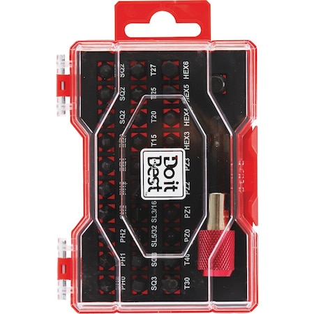 Do It Best 32-Piece Impact Screwdriver Bit Set QJDIB-PTASET-013