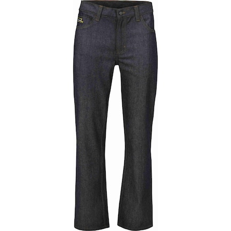 Ironwear 10 oz Arc Rated CAT 2 Flame Resistant Cotton Jean Pants, Dark Wash, 36x34 6720FR-D-36X34