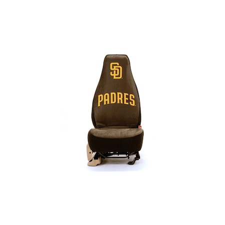 Coverking UNIVERSAL SEAT COVER ULTI-SUEDE WITH SAN DIEGO PADRES LOGO HDHFM3