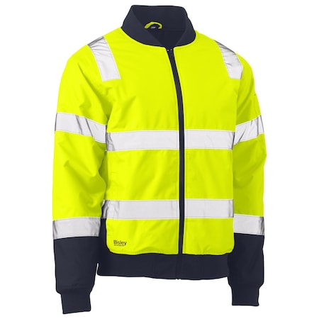 Bisley ANSI Type R Class 3 Bomber Jacket with Built-In Padded Lining 333M6730T-YLNV/M