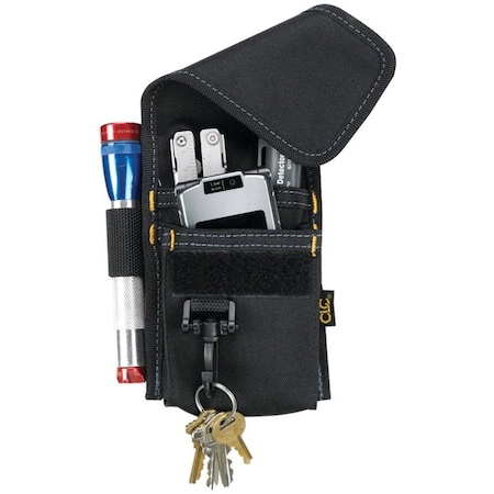 Custom Leathercraft 4 POCKET MULTI PURPOSE TOOL HOLDER 1104