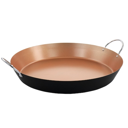 Oster Stonefire Carbon Steel Nonstick 16 Inch Paella Pan in Copper 128687.01